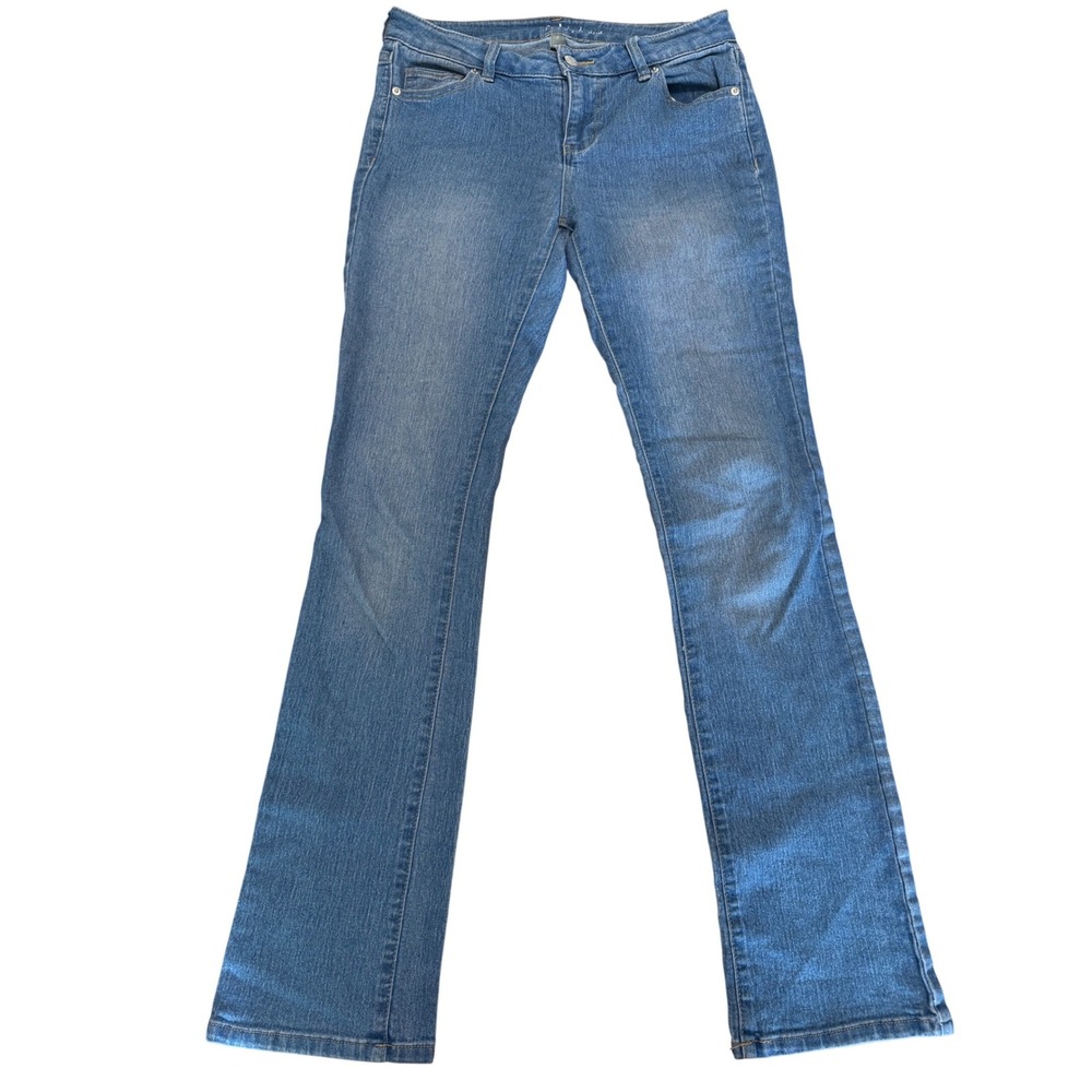 NY & Company SOHO Bootcut Jeans Women Size 2 Medium Wash Stretch Denim‎ Y2K